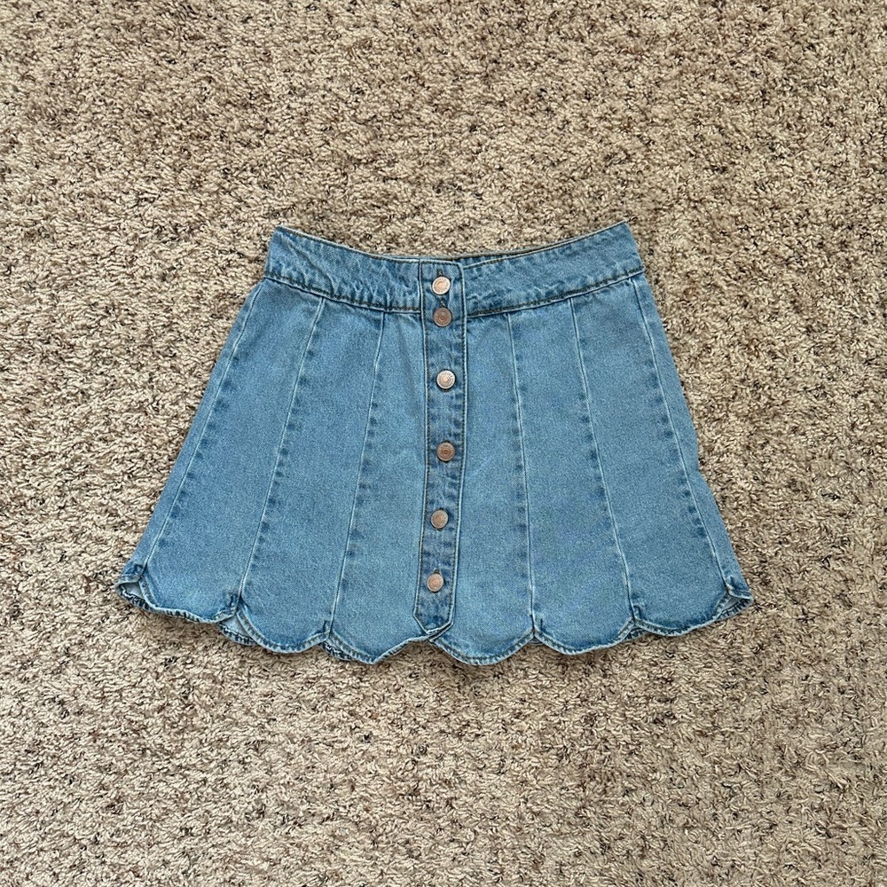 Forever 21 denim skirt with buttons